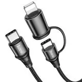 Кабель USB 2.0 Type-C (M)/Lightning, PD, 1m (HOCO) X50 Exquisito, черный (6931474734273)