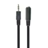 Кабель Audio удлинитель Jack 3.5мм (m) -> 3.5мм (f) 5м (Cablexpert) черный (CCA-423-5M)