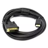 Кабель HDMI (M) - DVI (M), 3m, 5bites, черный (APC-073-030)