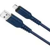 USB-кабель для Apple 8pin Lightning 1м. (HOCO) X59 Victory, синий (6931474744883), Цвет: Тёмно-синий