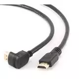 Кабель HDMI 3m (Gembird, v1.4, черный, позол.разъемы, УГЛОВ. РАЗЪЕМ) (CC-HDMI490-10)