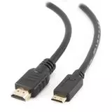 Кабель mini-HDMI (M) - HDMI (M) 1.8m (Gembird) черный (CC-HDMI4C-6)