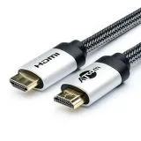 Кабель HDMI 3m (Atcom, HIGH speed, Metal gold в чулке) (АТ3782)