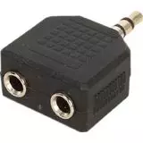 Переходник-разветвитель jack 3,5 mm M -> 2 jack 3,5 mm F (VCOM) (VAD7847)
