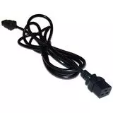 Кабель POWER UPS 0,5 м (для ИБП С19 -> С20, сечение 1,5мм, медь) LANMASTER (LAN-PP19/20-0.5-BK)