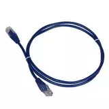 Патч-корд 0,3м. UTP 5e (LANMASTER) синий, медь (TWT-45-45-0.3-BL)