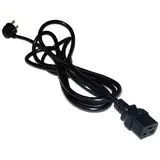Кабель POWER PC19 1 м (С19 - Schuko, сечение 1,5 мм.кв.) Lanmaster (LAN-PP19/SH-1.0-BK)
