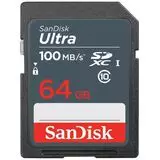 Карта памяти SDXC 64Gb Class 10 UHS-I Ultra (SanDisk) (SDSDUNR-064G-GN3IN)