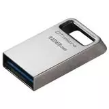 USB Flash-накопитель 128Gb USB 3.2 (Kingston, DataTraveler Micro) серебристый (DTMC3G2/128GB)