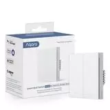 Умный выключатель (две клавиши) Aqara Smart wall switch H1, белый (WS-EUK02)