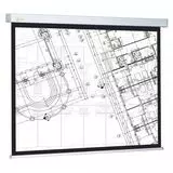 Экран для проектора Cactus 124.5x221см Wallscreen, белый (CS-PSW-124X221)