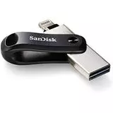 USB Flash-накопитель 256Gb USB 3.1/Lightning (SanDisk, iXpand Go) (SDIX60N-256G-GN6NE)