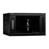 Шкаф телекоммуникационный Cabeus SH-05F-6U60/35-BK настенный 19" 6U