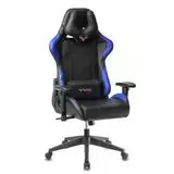 Кресло игровое Бюрократ VIKING 5 AERO BLUE, черный/синий