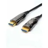 Кабель HDMI (M) 20m v2.1 (Atcom) серия Metal gold, оптический, черный (AT8878)