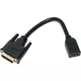Переходник DVI-D (M) -> HDMI (F) 0.1m (5bites) (BC-HDF2DVI)
