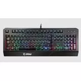 Клавиатура MSI VIGOR GK20 USB Multimedia Gamer LED черный (VIGOR GK20 RU)