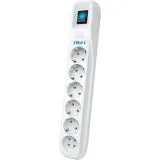 Сетевой фильтр 7 м. (ZIS Pilot L, 6 розеток) серый (Pilot L 7м)