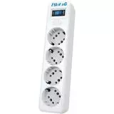 Сетевой фильтр 7 м. (ZIS Pilot SG, 5 розетки GP) белый (Pilot SG5 7M)