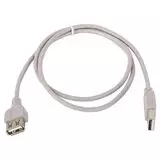 Кабель удлинитель USB2.0 AM -> AF, 0.75m (Cablexpert), Серый (CC-USB2-AMAF-75CM/300)