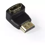 Переходник HDMI (M) -> HDMI (M) (под 90 градусов, Exegate) (EX284919RUS)