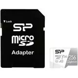 Карта памяти MicroSDXC 256Gb Class 10 UHS-I U3 V30 A2 + адаптер (Silicon Power, Superior Pro A2) (SP256GBSTXDA2V20SP)