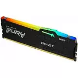 Оперативная память Kingston 16Gb DDR5-4800MHz FURY Beast RGB (KF548C38BBA-16)