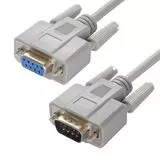 Кабель удлинитель COM (RS-232) 1м (DB9M - DB9F), Greenconnect GCR-DB9CM2F-1.0m
