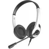 Наушники с микрофоном A4 Tech Fstyler FH100U, USB, черный/белый (FH100U Panda)