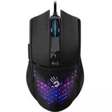 Мышь A4 Tech Bloody L65 MAX/HONEYCOMB, черный/фиолетовый USB
