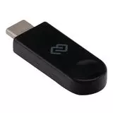 Адаптер Bluetooth v4.0+EDR, округлый, Digma D-BT400U-C, черный