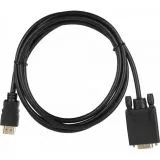 Кабель HDMI (M) - DVI (M), 1.8m,  ACD, черный (ACD-DHDM1-18B)
