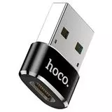 Переходник USB2.0 AM -> USB Type-C (F), HOCO UA6 (6957531064138)