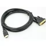 Кабель HDMI (M) - DVI (M), 2m,  Behpex, черный (CB-458052)