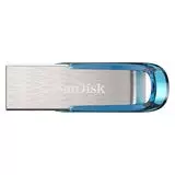 USB Flash-накопитель 64Gb USB 3.0 (SanDisk, CZ73 Ultra Flair) Tropical Blue (SDCZ73-064G-G46B)