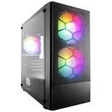 Корпус 1STPLAYER FIREBASE X4-M Black, без БП (X4-M-BK-2F1P-1F1)