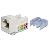 Модуль Keystone Cat 5e UTP, 90 градусов, неэкранированный, белый (Lanmaster) (NM-KSTU90/WH)