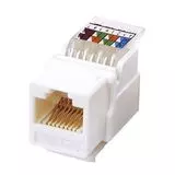 Модуль Keystone Cat 5e UTP, 180 градусов, неэкранированный, белый (Rexant) (03-1012)