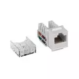 Модуль Keystone Cat 5e UTP, 90 градусов, неэкранированный, белый (Lanmaster) (TWT-OK45UTP/5E-WH)