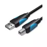 Кабель USB2.0 5m (Vention) 2 фильтра, черный (VAS-A16-B500)