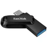USB Flash-накопитель 256Gb USB 3.1/USB Type-C (SanDisk, Ultra Dual Drive Go) Black, черный (SDDDC3-256G-G46)