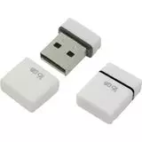 USB Flash-накопитель 16Gb (Qumo) Nano White, белый (QM16GUD-NANO-W)