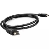 Кабель mini-HDMI (M) - HDMI (M) 1m v2.0 (Telecom) 3D, Ethernet, черный (TCG205-1M)