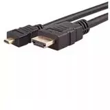 Кабель micro-HDMI (M) - HDMI (M) 1m v2.0 (Telecom) 3D, Ethernet, черный (TCG206-1M)