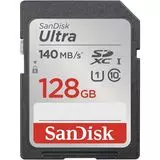 Карта памяти SDXC 128Gb Class 10 UHS-I Ultra (SanDisk) (SDSDUNB-128G-GN6IN)