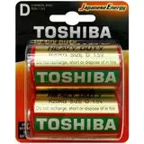 Батарейка D (R20) 1,5V Toshiba - 2шт в упаковке, цена за 2 шт. (TH R20/2BL)