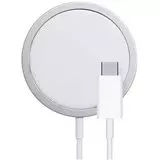 Беспроводное зарядное устройство для телефонов Qumo Qi15w, 15W, c поддержкой MagSafe, белый (Charger 0046)