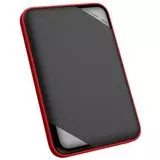 Внешний жесткий диск Silicon Power 1Tb USB3.0 A62 Black/Red (SP010TBPHD62SS3K)