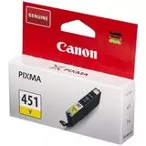 Canon CLI-451 Y (чернильный картридж желтый) Yellow (6526B001)