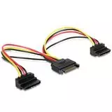 Кабель питания Serial ATA -> 2 Serial ATA угловой раъем (CC-SATAM2F-02)